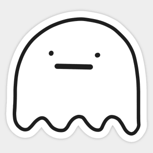 Cute Simple Doodle Ghost Sticker